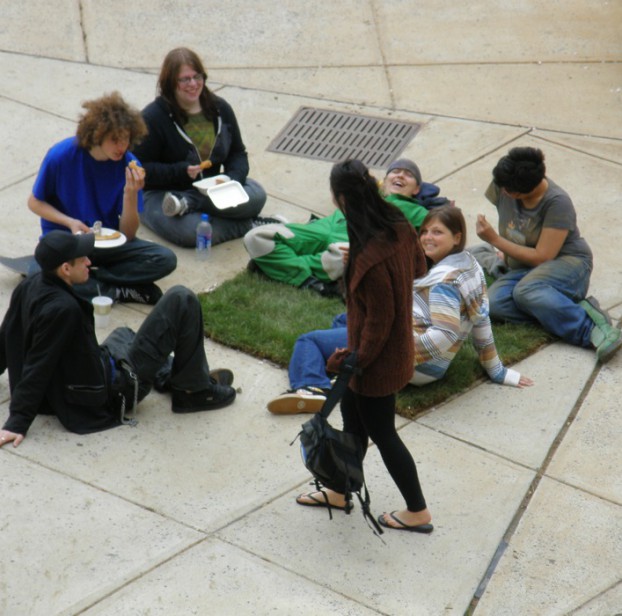 Six out of every seven students wear sneakers
